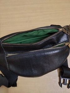 Stylish Black Waist Bag