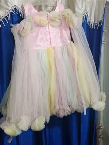 Rainbow Tulle Party Dress