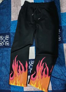 Gen'z Track Pant,Fire Print🔥