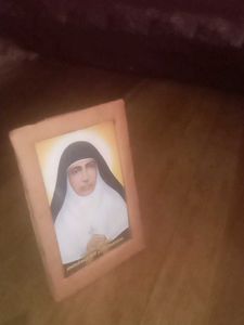 Photo Frame Of Saint Using Carboard