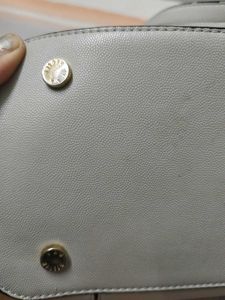 Branded Van Hussain Cream Handbag