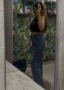 Ripped Wide Leg Jeans