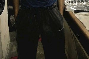 Black Faded Loose Fit Pant