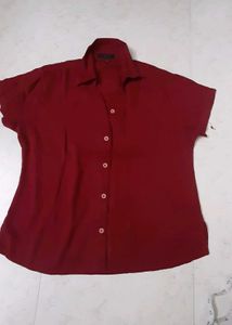 Formal.top Maroon With Side Slit