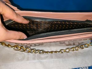 Nude Pink Sling Bag For Girls