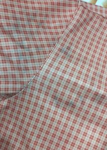 Korean Pattern Orange Checker Shirt