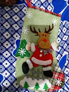 Christmas Reindeer Stocking