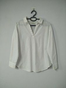 White Pinstripe Shirt