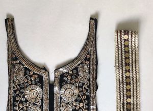 Readymade Neck Design Pattern And Sleeves Border