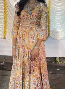 Yellow Chaniya Choli For Navratri