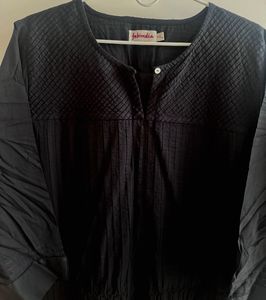 Fabindia Black Cotton Kurta