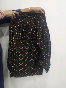 Kurta Set With Dhoti Salwar And Chiffon Dupatta