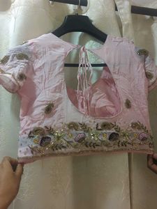 Purple Handwork Saree