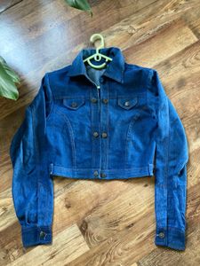 Denim Cropped Jacket