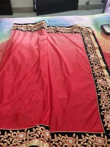 Elegant Embroidered Saree