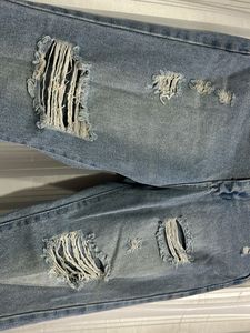 Ribbed Mom Jeans