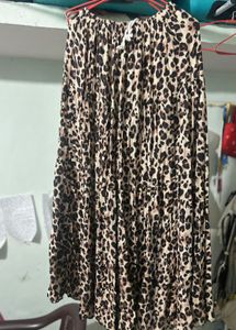 Leopard Print Skirt