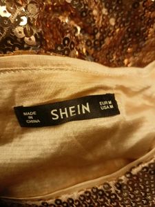 Sequin Rose Gold Party Wear Dress