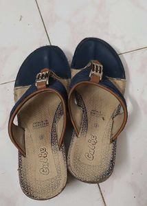 Cute Blue Flip Flops