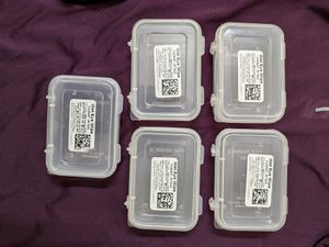 12 Plastic Transparent Small Containers