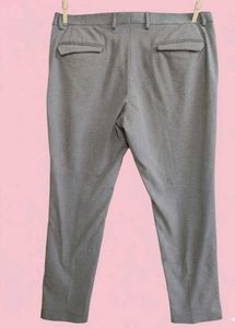 Gray Casual Trousers
