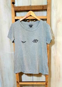 Grey Cotton Top Size-34-36