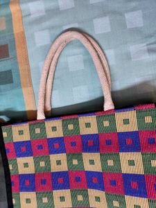 Eco Friendly Jute Multipurpose Print Reusable Bag
