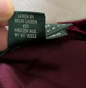 Polo Ralph Lauren Very Beautiful And Stylish Velvet Dress