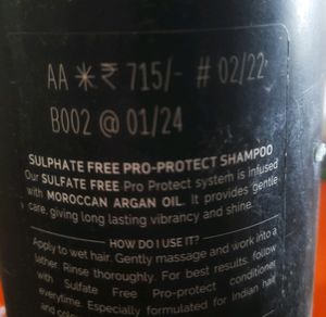 SULPHATE FREE Paraben-Free SHAMPOO TRESEM