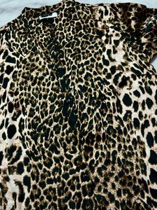 Cheetah Print One Piece Dress