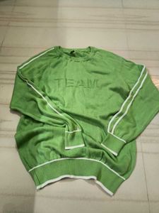 Team Spirit Green Crewneck Sweater