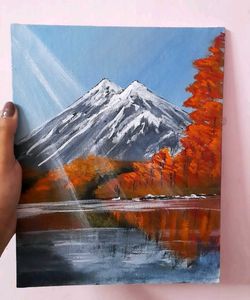 Mountain Lake Painting