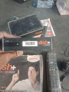 Two Dish Tv Paid Channel Setop Box(Without Card)