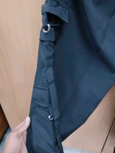 Black Cargo Pants 1