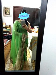 Party Wear Saree With Blouse