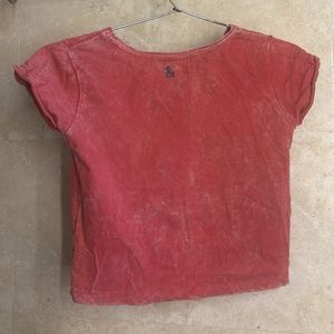 Coral Crop Top