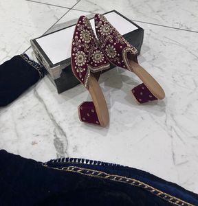 Velvet Blue Kurta With Red Belly