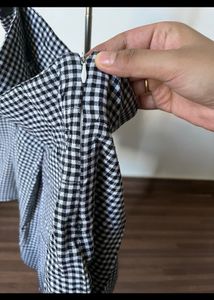 Vintage Checked Pleated High waisted Skirt