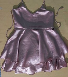 Short Satin Frock