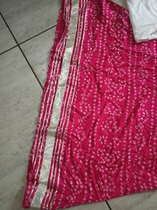 Beautiful Plazo Set With A Shape Kurti Design