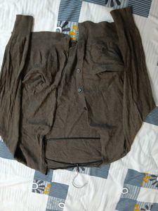 Brown Zara Knit Cardigan