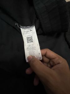 puma international black jacket