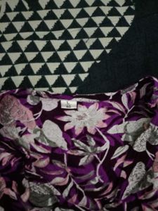 Purple Short Kurta