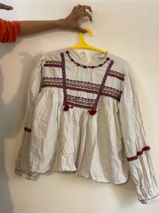 Zara  Tunic Top