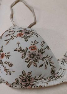Floral Print Bra