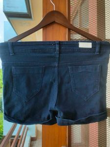 Low Rise Denim Shorts