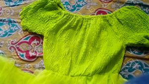 Neon Green Tulle Party Dress
