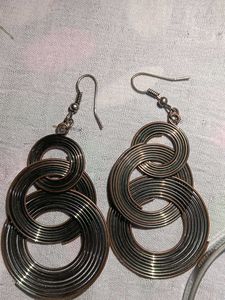 Statement Earrings &amp; Bangle