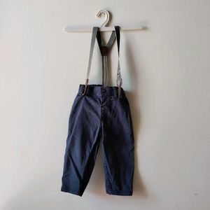 Suspender Pants + Shirt Combo