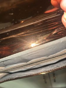 Metallic Copper Sling Bag